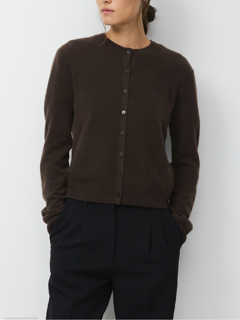 ARITZIA Exemplar Bare Cashmere Noteworthy Cardigan
